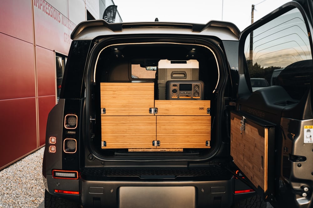 Land Rover Defender 90, réalisation Vanlife Market