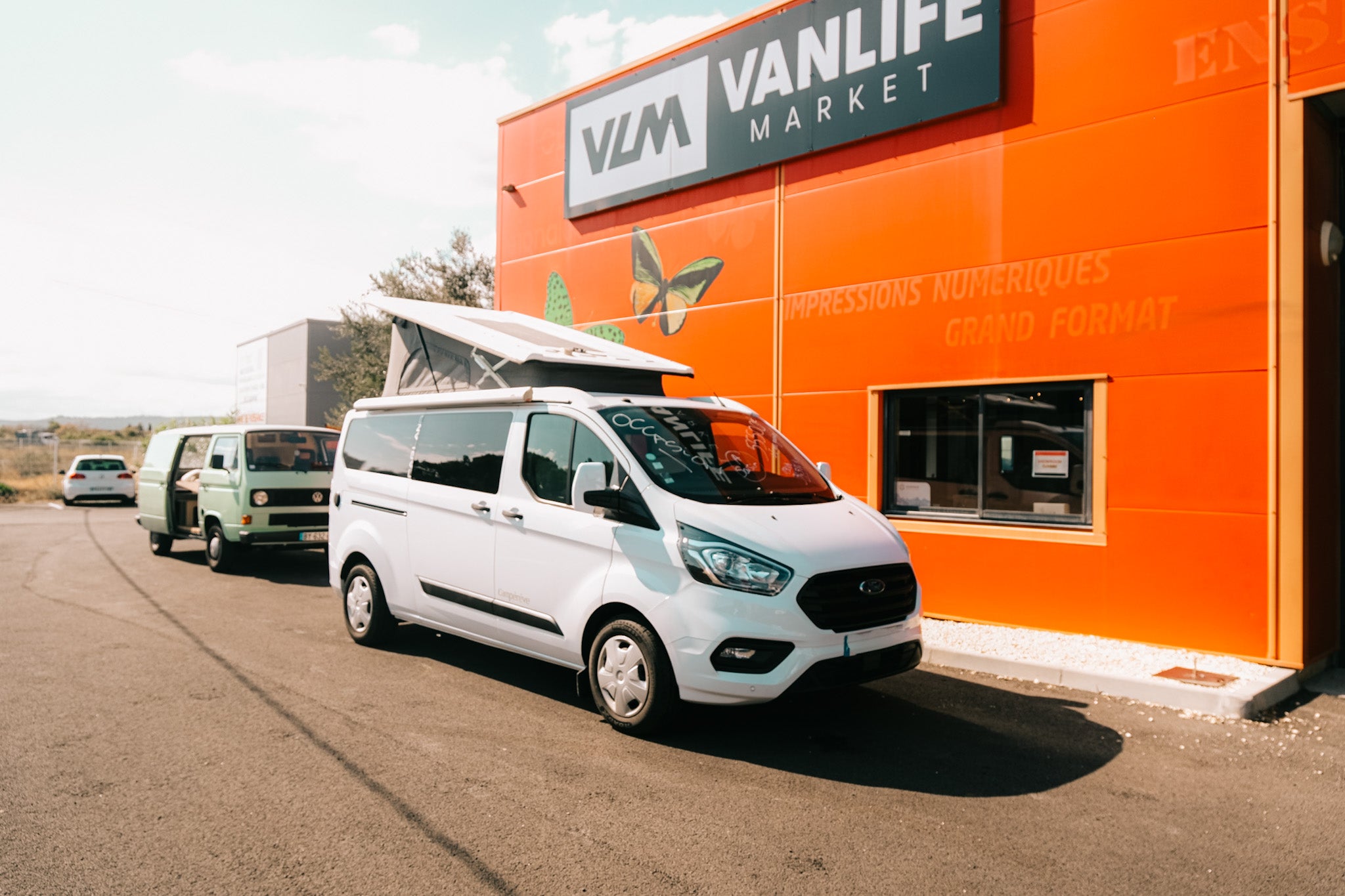 Ford Custom Campérêve Capland L2H1- 34 384 KMS – 4 Personnes - Garantie 6 mois