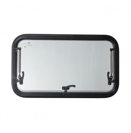 Baie à Projection Premium (Double Vitrage) | Cadre Alu, Store & Moustiquaire Intégrés