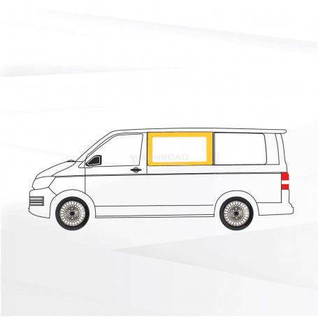 Baies Vitrées VW T5 / T6 Transporter (Latérales & Portes Arrière) | Fixe ou Coulissante