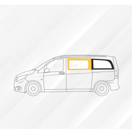 Baies Vitrées Mercedes Vito W447 (2014+) | Latérales | Fixe ou Coulissante