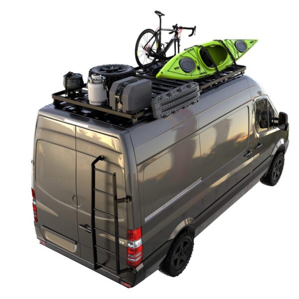Kit de galerie Slimline II pour le Mercedes-Benz Sprinter 2Gen/3Gen 170in/L3/LWB sans rails d'origine (2006-jusqu’à présent) / Haut - de Front Runner