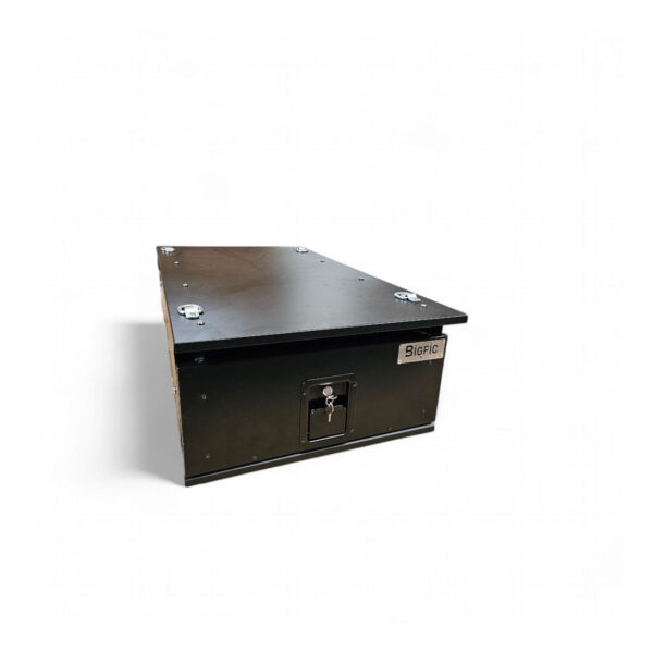 Coffre de rangement 1 tiroir – 105 L – Acier thermolaqué, plateau fixe