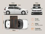 TentBox Lite 2.0 – Tente de toit 2 places légère et compacte – Image 9