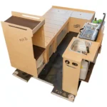 Hive Van Honey – Kit d’aménagement prêt à poser (lit peigne L, cuisine, penderie/frigo) – Image 3